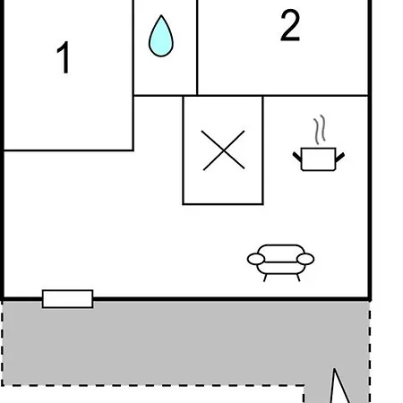 דירה Two-bedroom In
